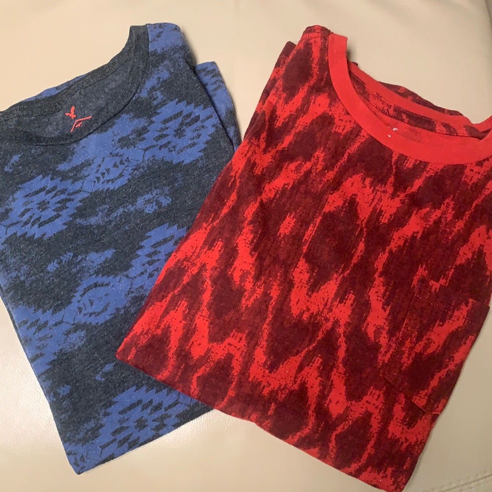 2 FOR 1 AEO BUNDLE 2 AMERICAN EAGLE XS T-shirt shortsleeved